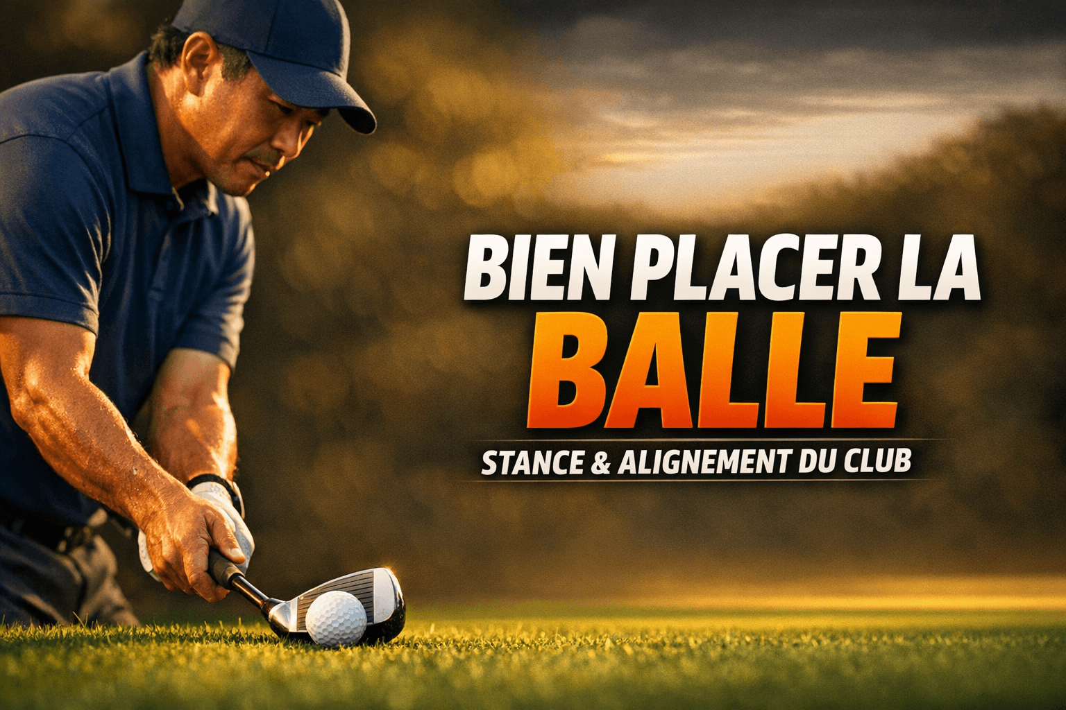 Où placer la balle avec un hybride au golf ? Conseils et techniques pour un positionnement optimal