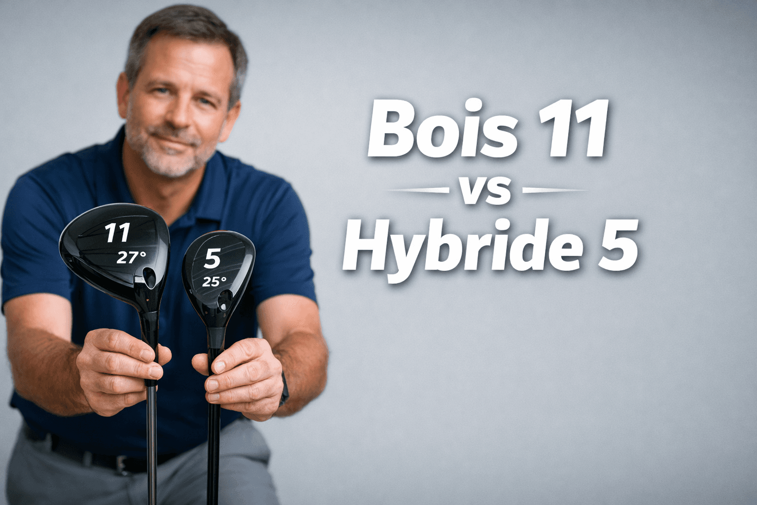 Quel club moderne choisir pour remplacer un bois 11 au golf ? Comparatif hybride, fer et utilitaire
