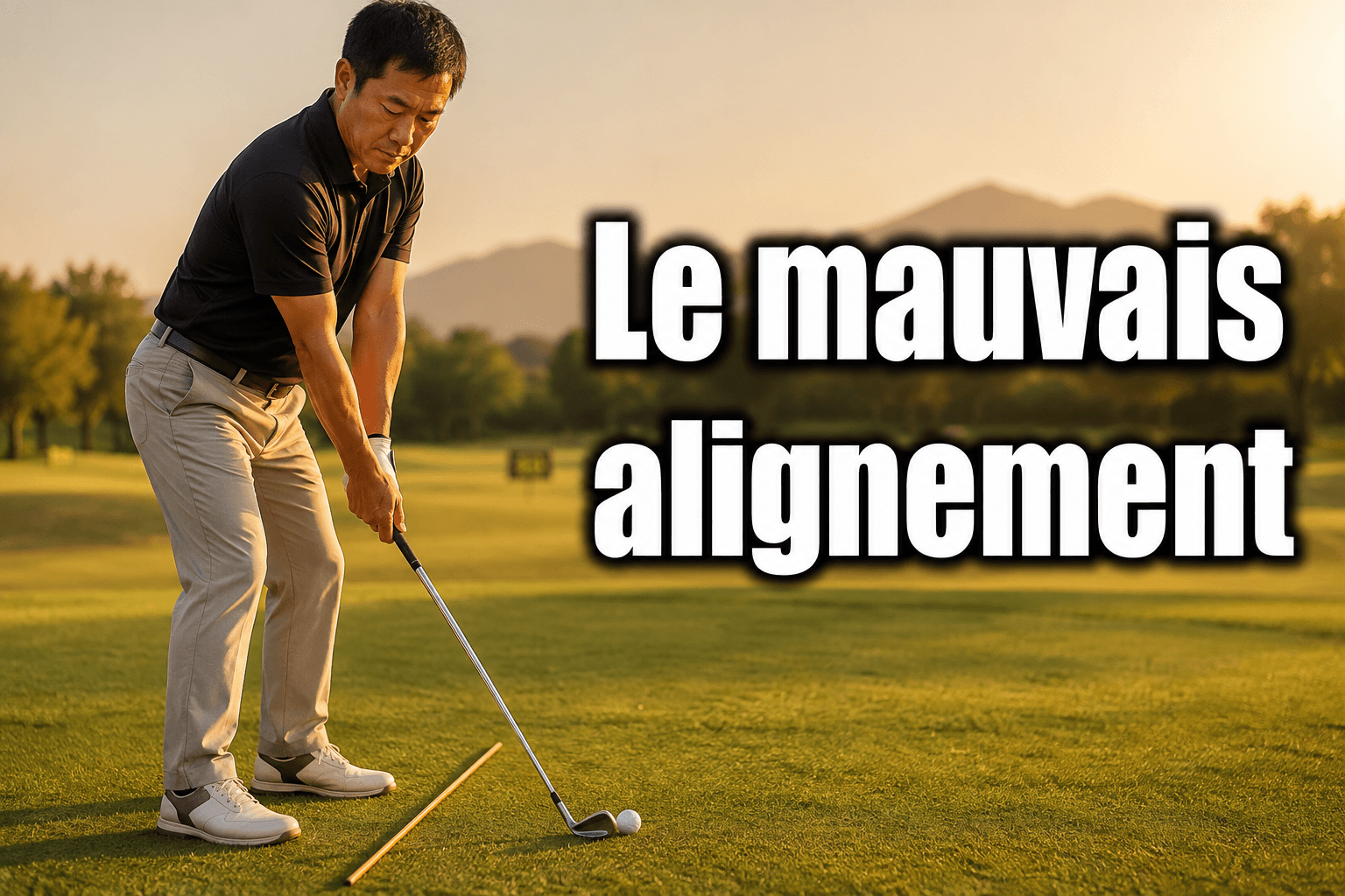 Correction de votre Alignement: Ne Faites Plus Cette Erreur de Golf Cruciale !