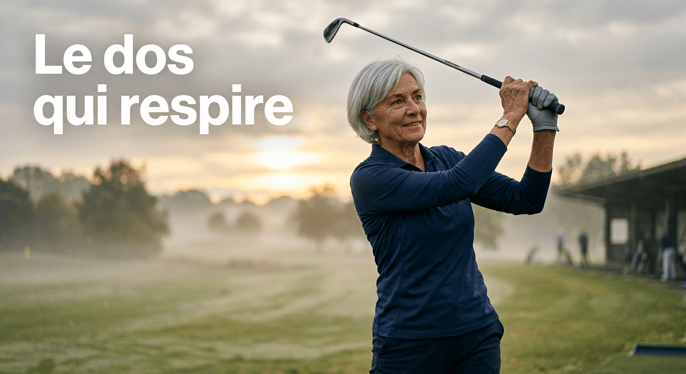 Colette 68 ans a gagné en distance au golf sans douleurs au dos