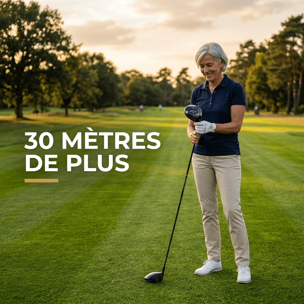 Isabelle 62 ans gagne 30m au drive et joue 8 en compétition