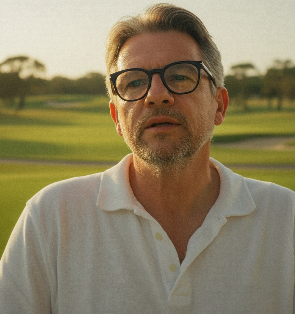 Philippe, 65 ans, golfeur avec index 14